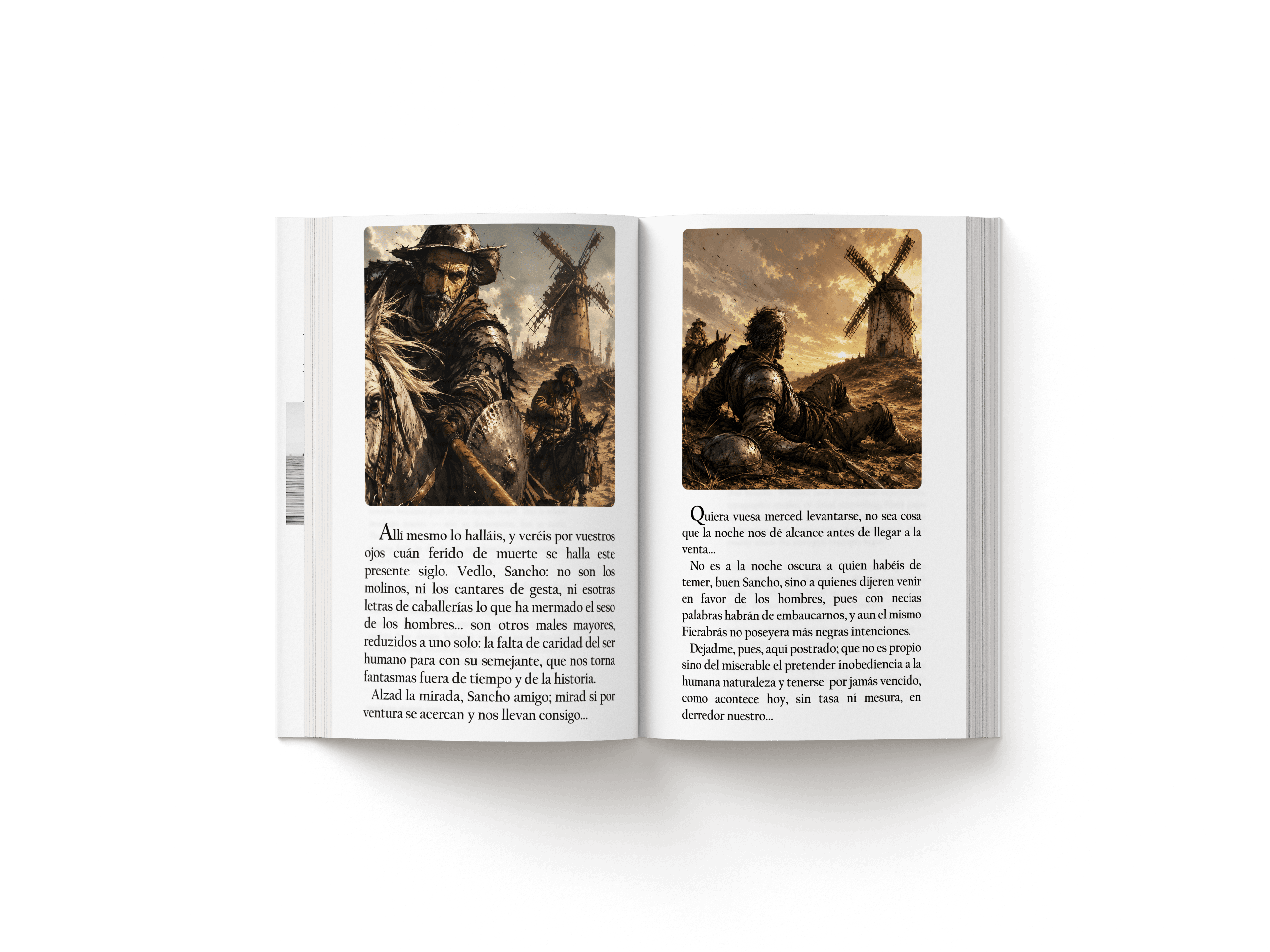 Mockup de El otro Quijote