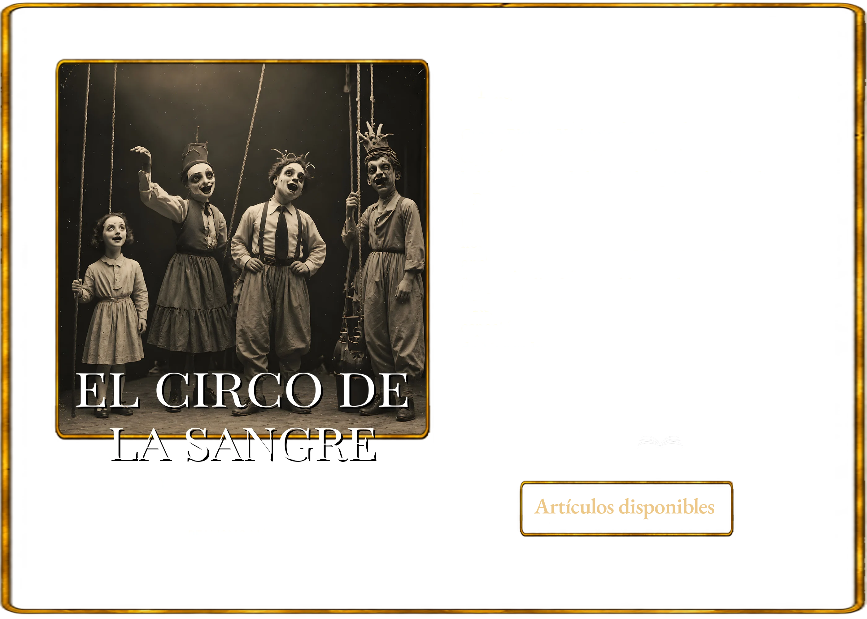 Ficha de obra de El circo de la sangre